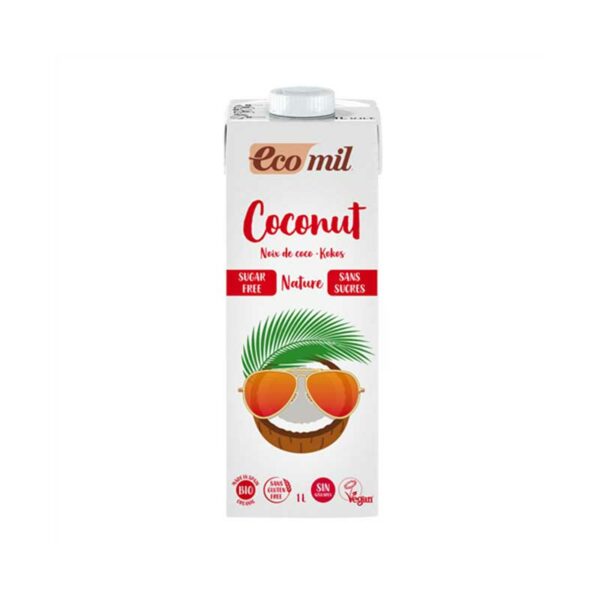 Ecomil – Coconut Milk Natural Sugar-Free 1ltr