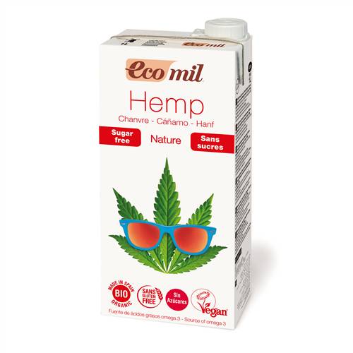 Ecomil – Hemp Drink Natural Sugar-Free 1ltr