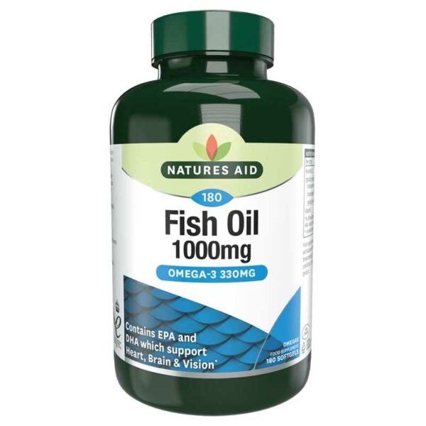Natures Aid – Fish Oil 1000mg 120 capsules