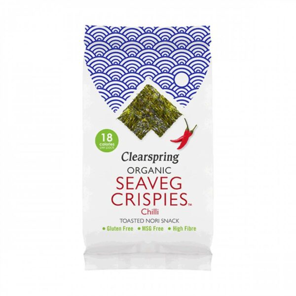 Clearspring – Seaveg Crispies Chilli 4gr