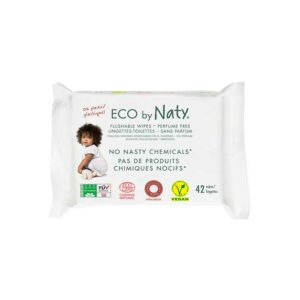 Eco by Naty – Flushable Wet Wipes 42pc