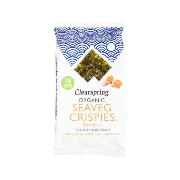 Clearspring – Seaveg Crispies Turmeric 4gr