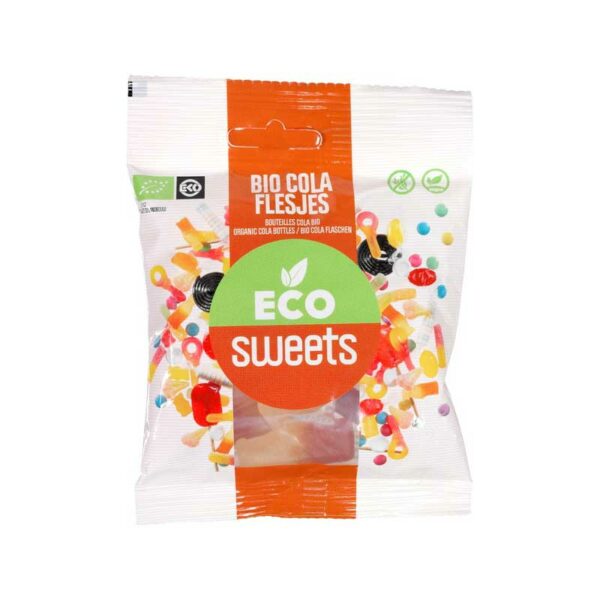 Eco Sweets – Cola Bottles 75gr