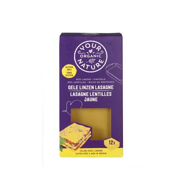 Your Organic Nature – Yellow Lentils Lasagne Gluten Free 250gr