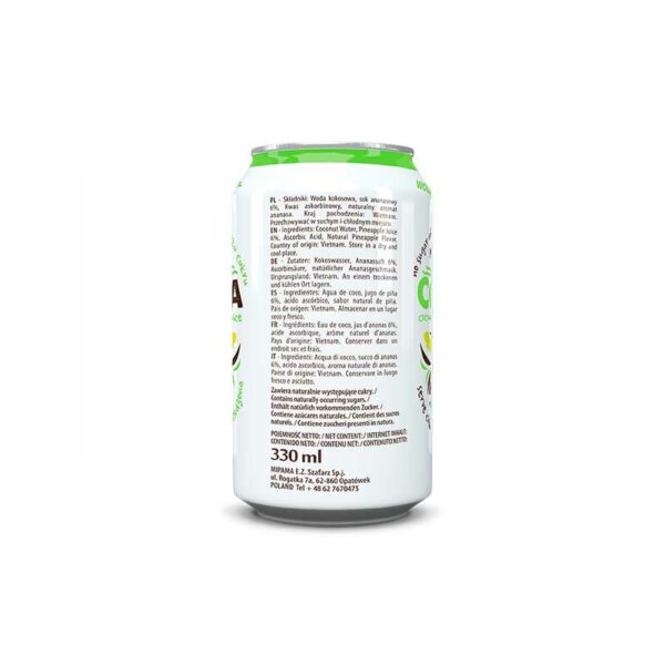 Cocosa – Coconut Water + Pineapple Juice 330ml
