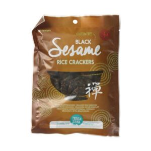 TerraSana – Brown Rice Crackers with Black Sesame Seeds 60gr