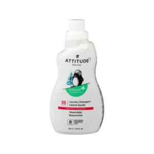 Attitude Nature+ – Baby Laundry Detergent – Fragrance Free 1.05ltr