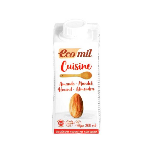 Ecomil – Almond Cuisine Sugar Free 200ml