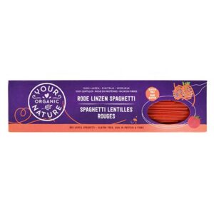Your Organic Nature – Red Lentils Spaghetti Gluten Free 250gr