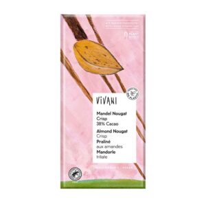 Vivani – Almond Nougat Crisp Vegan 80gr