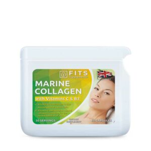 Fits – Marine Collagen, Vitamin C & Vitamin B3 60 capsules