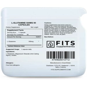 Fits – L-Glutamine 500mg 90 capsules