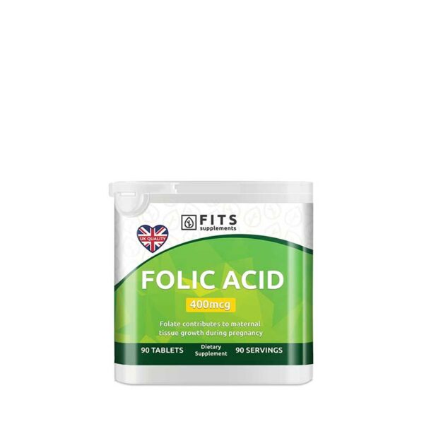 Fits – Folic acid 400mcg 90 tablets