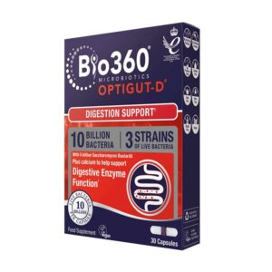 Natures Aid – OptiGUT-D (10 Billion Bacteria) 30 capsules