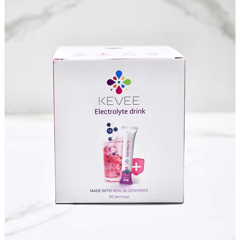 Kevee – Electrolyte Drink Sugar Free – box 50 sachets