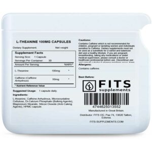 Fits – L-Theanine 100mg capsules